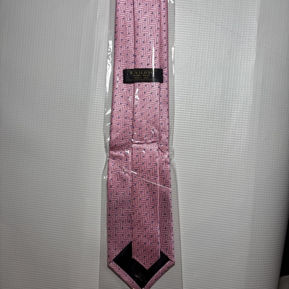 Kailong Men's Tie Color Pink 56 In NEW IN PACKAGE