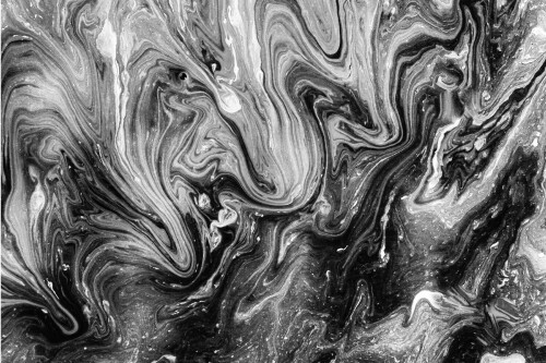 Grayscale Abstract Paint Pattern Decal Vinyl Wrap for Cars Scooters Motorcycles-image