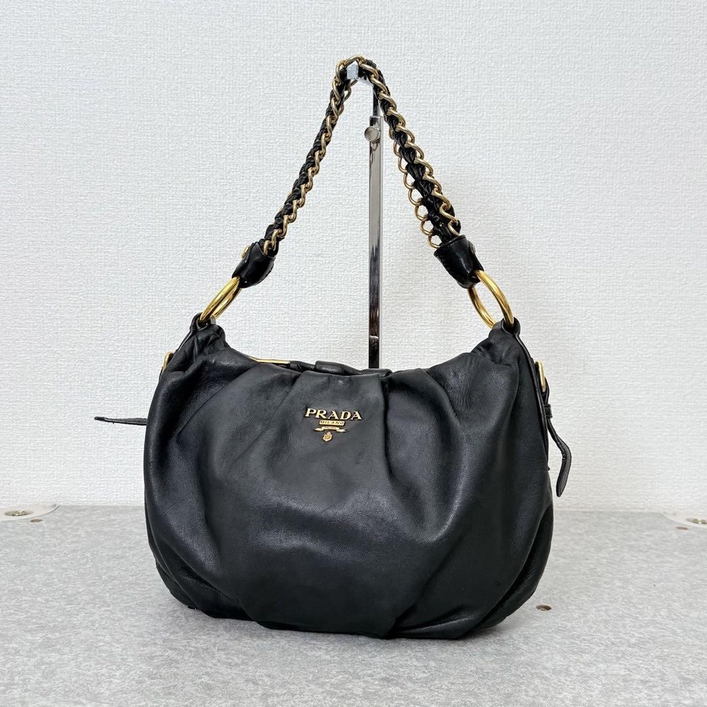 Prada Nappa Leather Chain Strap Shoulder Bag