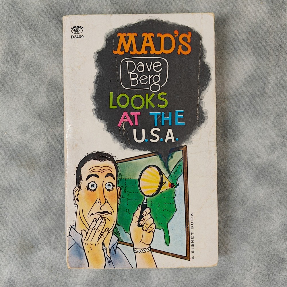 1964 MAD’s Dave Berg Looks at the U.S.A. Signet D2409 5th Printing Paperback