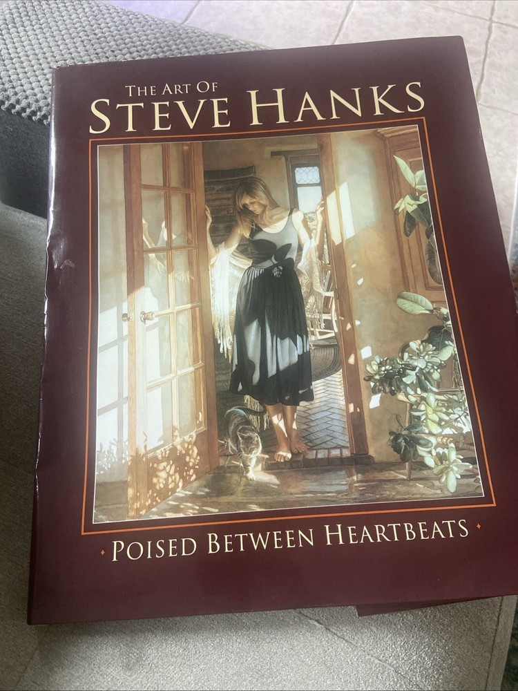 The Art of Steve Hanks: Poised Between Heartbeats Gorgeous Book See Photos 1994