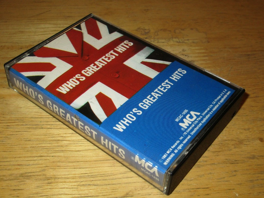Who's Greatest Hits by The Who (Cassette, Album, 1983, MCA Records) 13 tracks