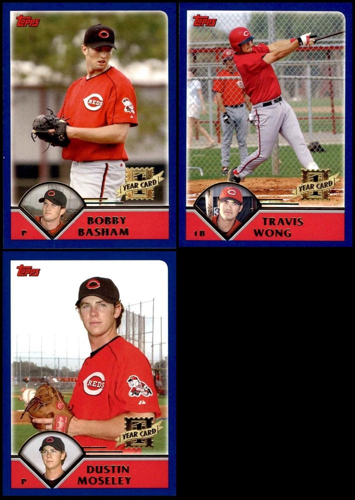 2003 Topps Traded Reds Almost Complete Team Set 8 - NM/MT 6821072 (3 / 4 cards)