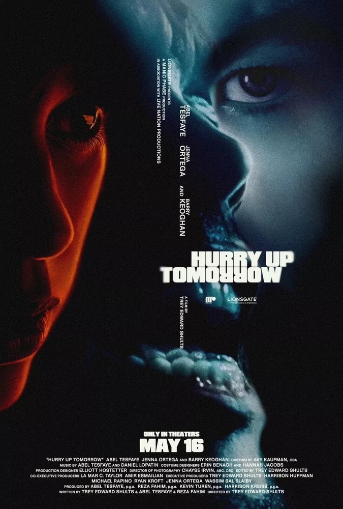 Hurry Up Tomorrow 2025 Original DS Movie Poster No Frame