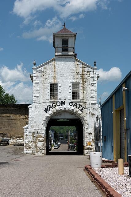 Moundsville WV West Virginia Penitentiary Wagon Gate 2015 Prison Entrance