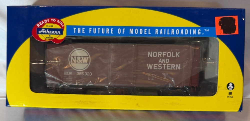 🚂HO Athearn HO 40' BOX CAR  76921 Norfolk & Western #385320🚂