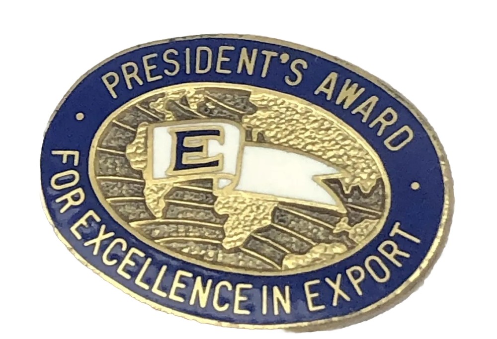 President's Award For Excellence in Export Lapel Pin Employee Award
