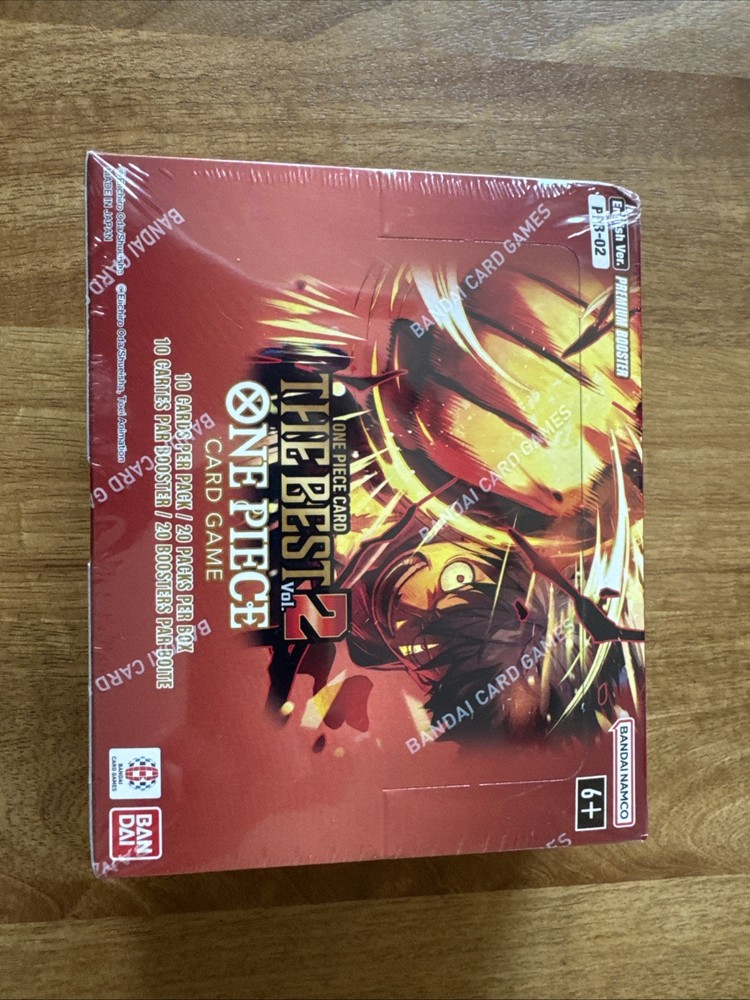 One Piece TCG The Best Vol.2 PRB-02 Booster Box SEALED ENGLISH