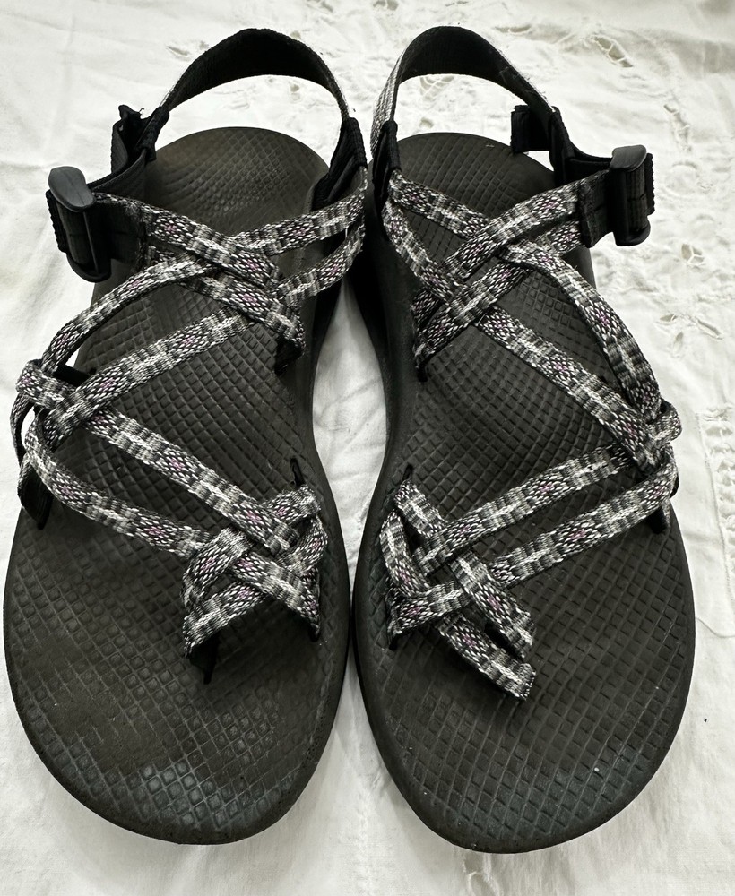 Chaco Classic Women's Sandals Grey/ Purple - Size 9
