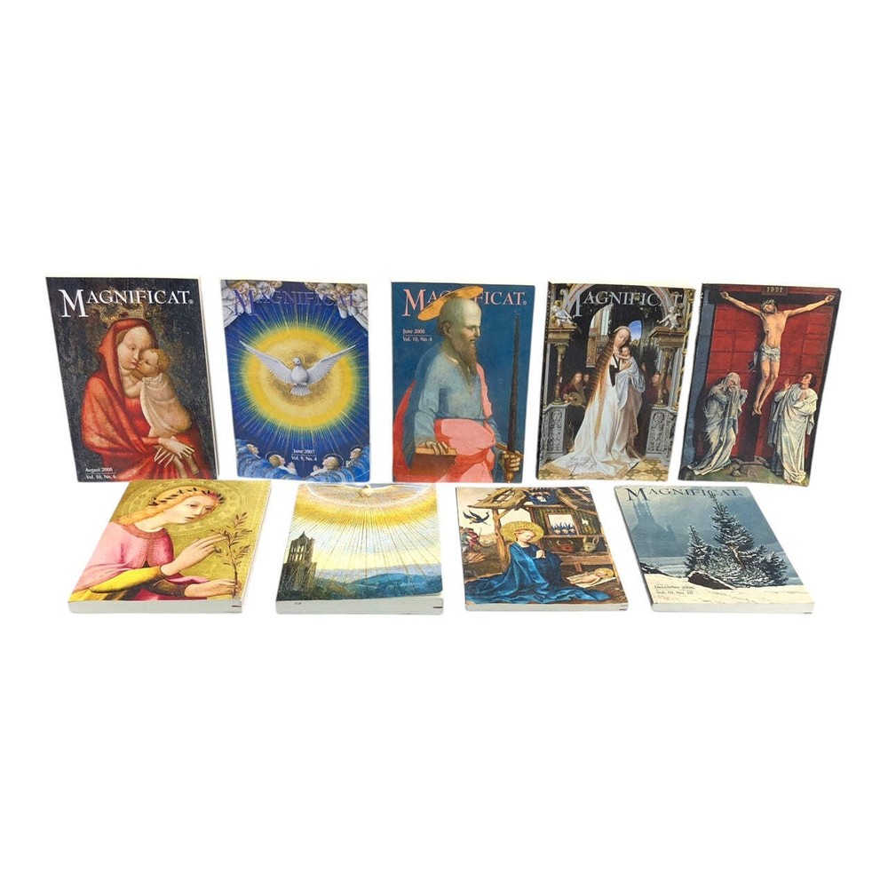 40567-Magnificat Monthly Book Collectible Set Nine Copy Bundle |8-2| CF