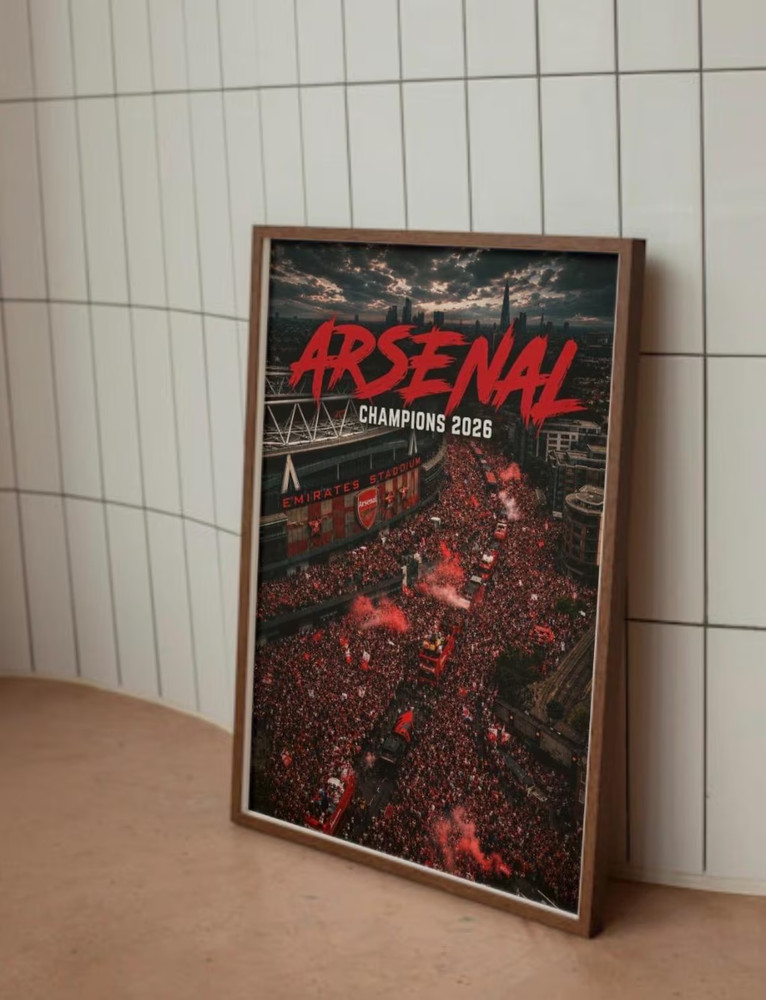 HOT! Champions 2025-2026 Winner We Are The Arsenal Home Decor Poster3