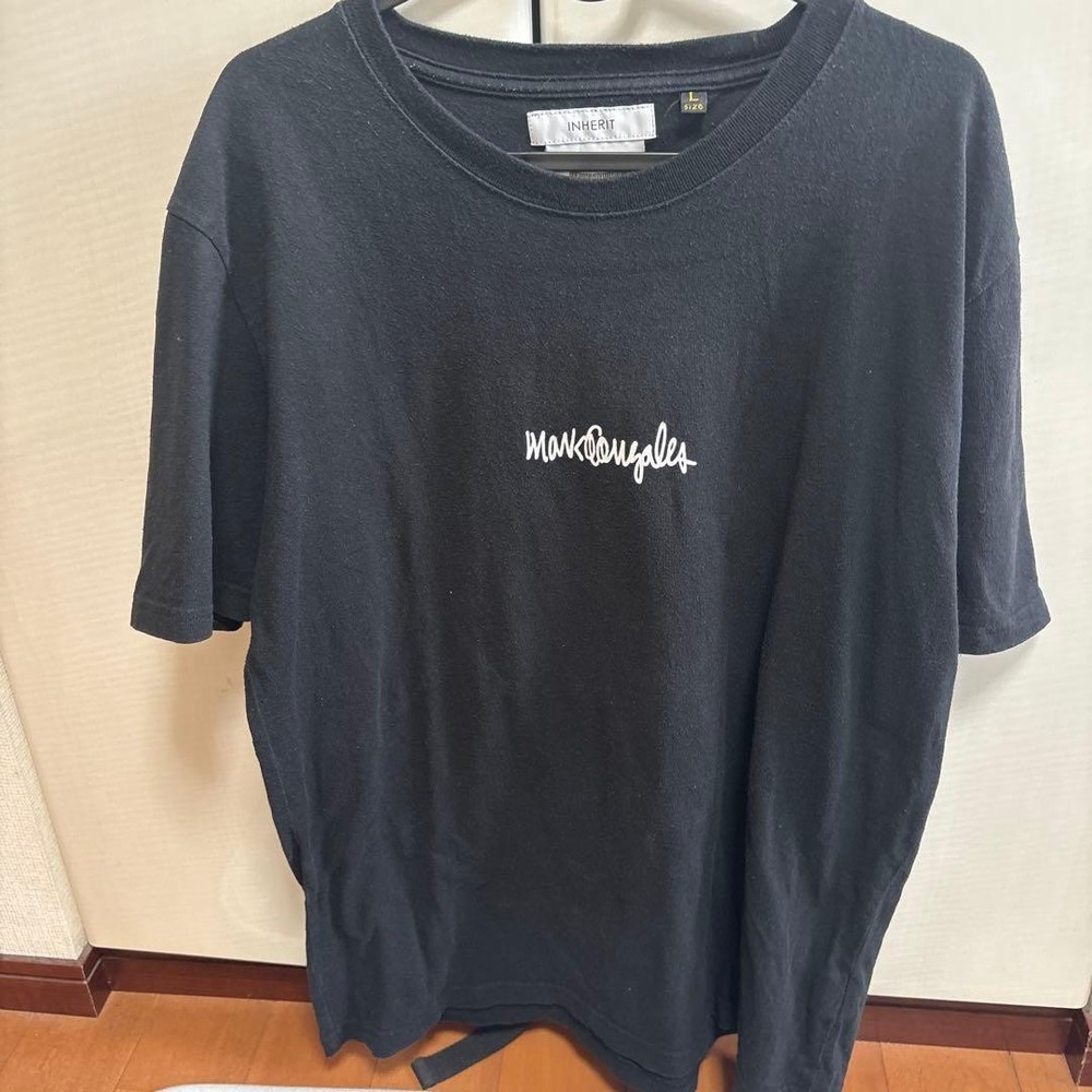 Mark Gonzales T-Shirt L Size Black Venice Beach Print