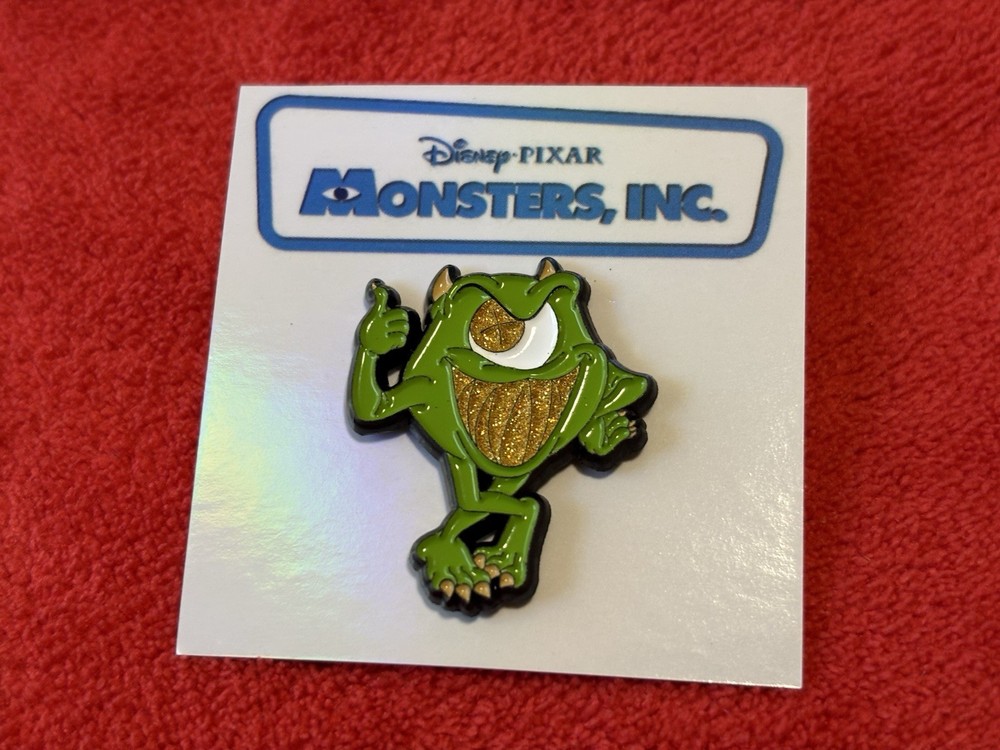 Pinzcity Monsters Inc. Mike Wazowski Scare Bear Full Body Hat Pin Disney Pixar