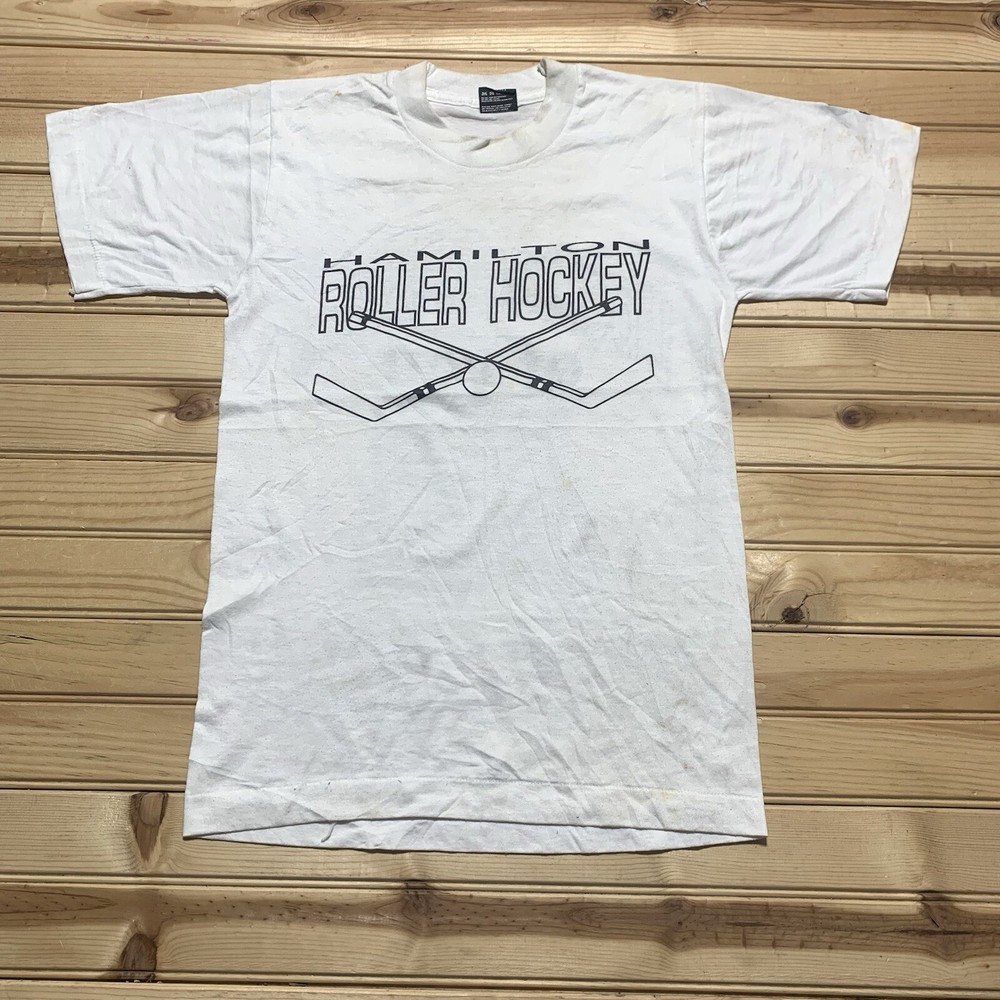 Vintage 90s Hamilton Roller Hockey Single Stitch  Shirt - Size Small