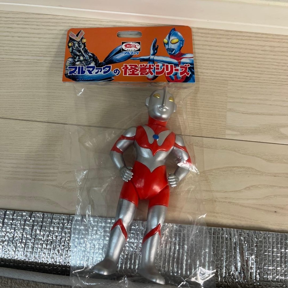 Bullmark Ultraman Silver Sofubi Used From Japan