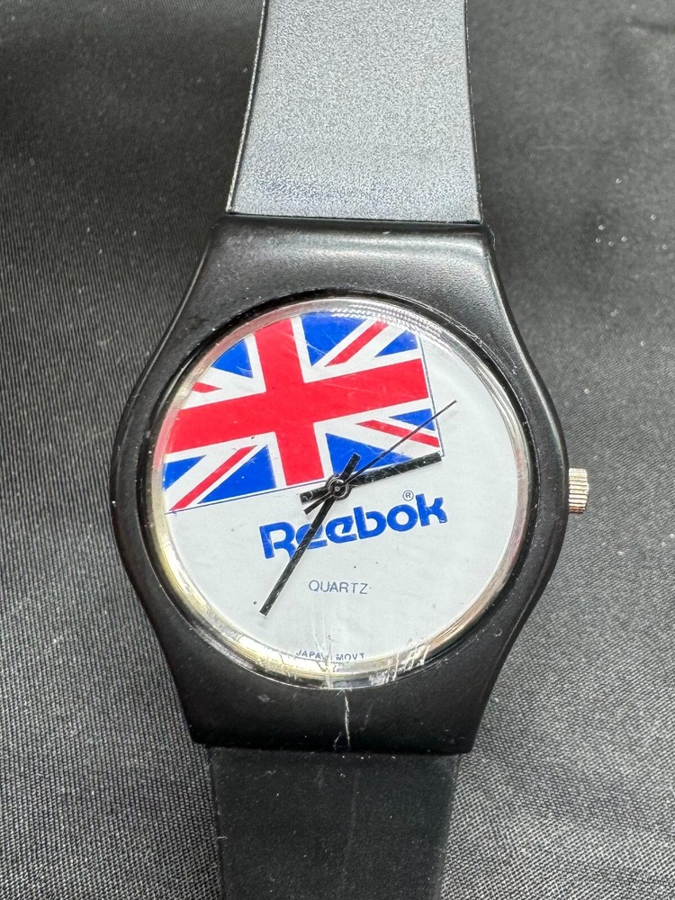 Vintage 1980's Advertising Watch- Reebok -Needs Battery
