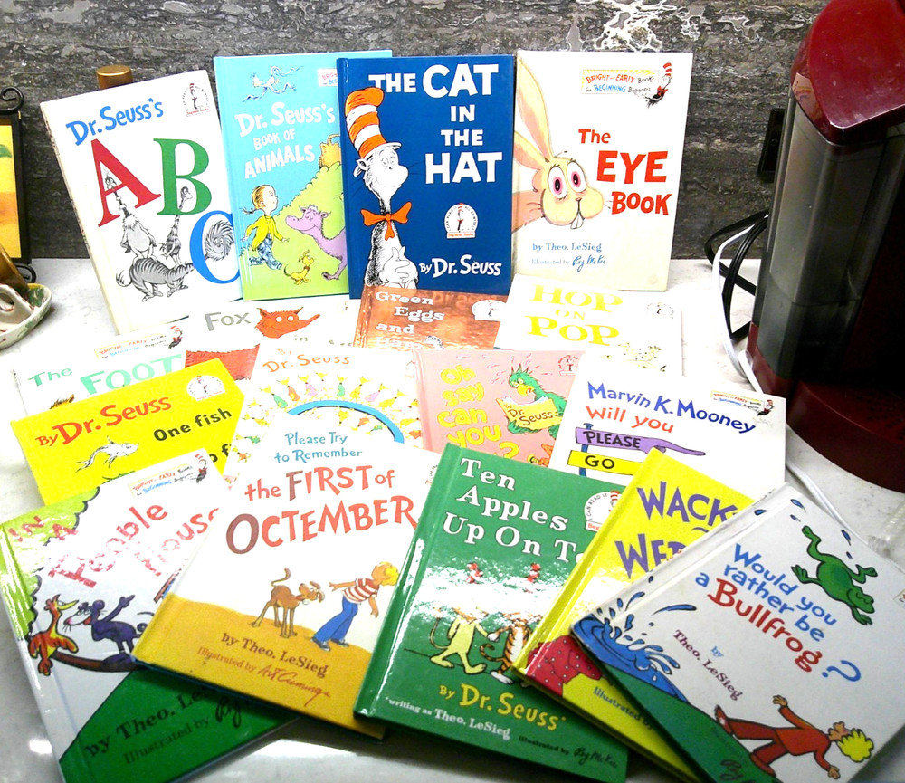 Lot of 17 Dr. Seuss Beginner Books / Bright and Early Children's Hardcover Books