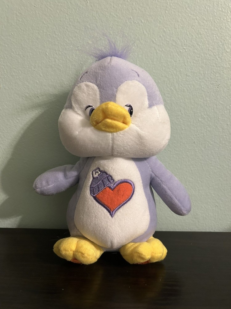 Care Bears Plush Purple Cousin Penguin 8