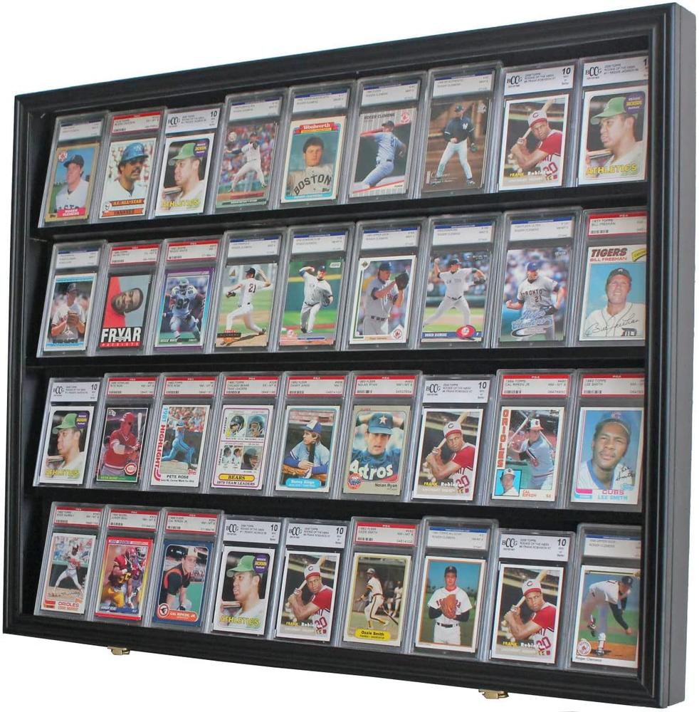 Pro UV 36 Graded Sports Card Display Case for Football Baseball Basketball Hocke