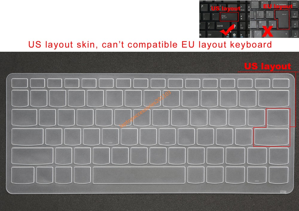 Keyboard Skin Cover For Lenovo V310-14ISK V110-14IAP 310S-14 510S-14 Yoga 710-15