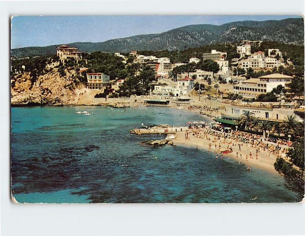 Postcard Calamayor Beach Palma Spain