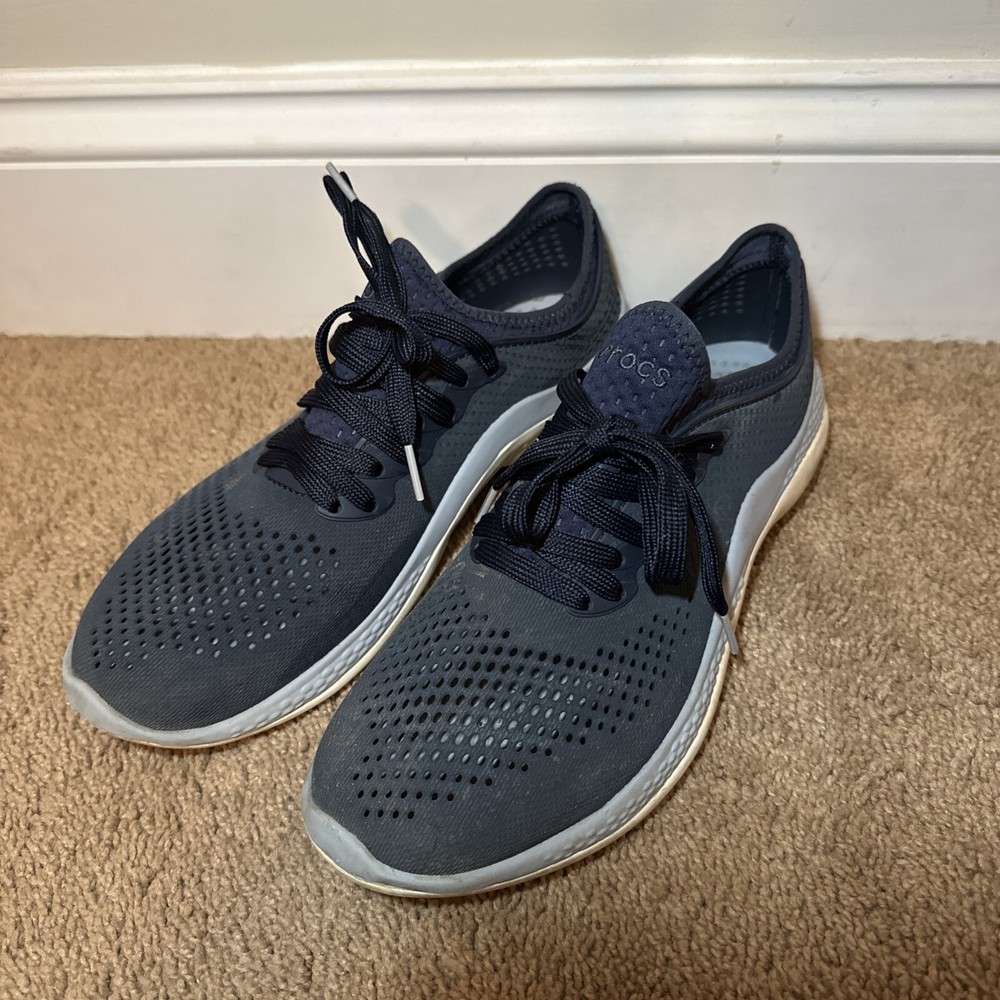 Crocs LiteRide Tennis Shoes Women Size 10 Blue 206705
