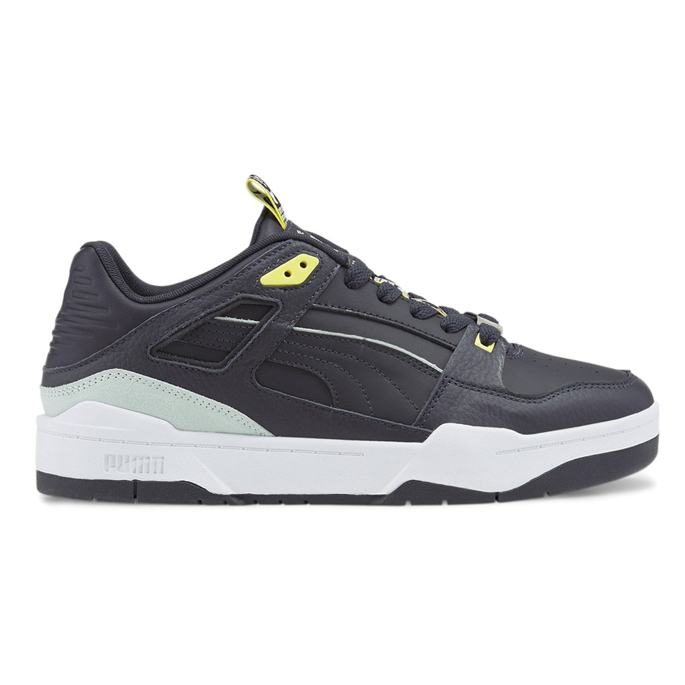 PUMA Njr X Slipstream Logo Lace Up  Mens Blue Sneakers Casual Shoes 39046201