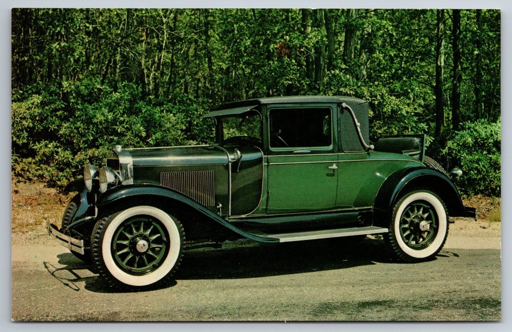 1927 La Salle Sport Coupe Roaring 20 Autos NJ Museum Postcard