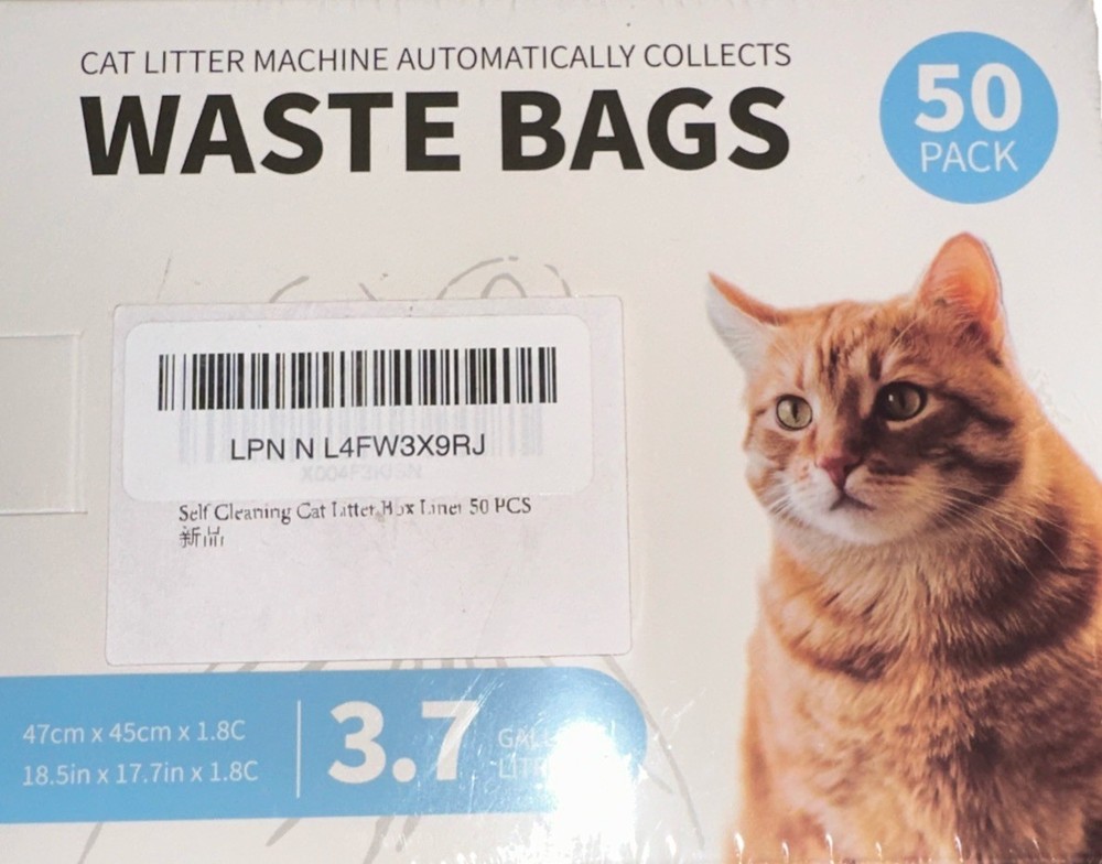 50 Ct Cat Litter Machine Automatically Collects Box Liners Cat Litter Waste Bags