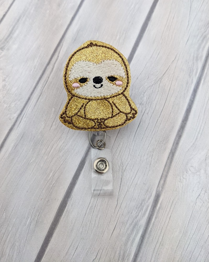 Badge Reel Nurse Gift Cute Sloth Badge Reel Retractable Nurse Gift