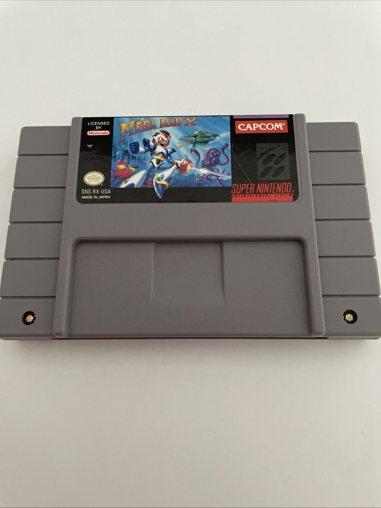 Mega Man X (SNES, 1994), Authentic, Cartridge Only, TESTED WORKING