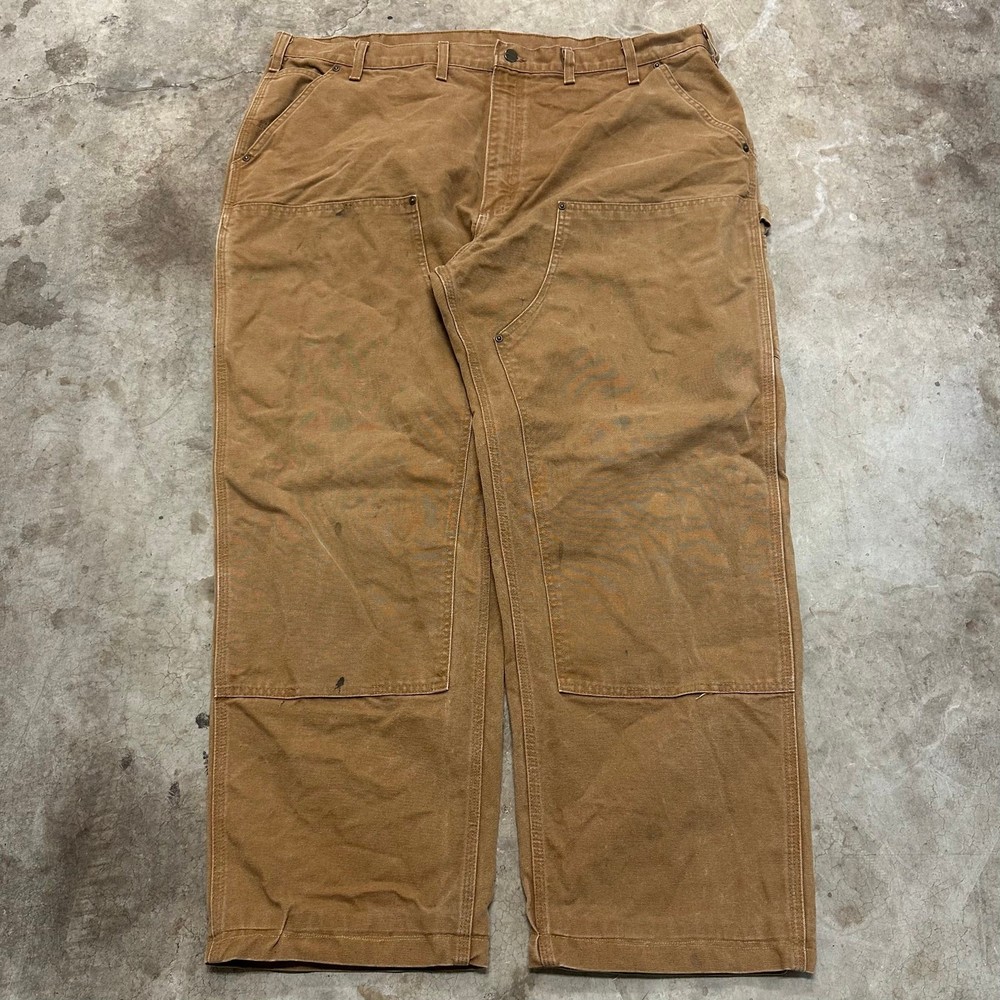 Vintage Y2K Carhartt brown double knee carpenter work pants