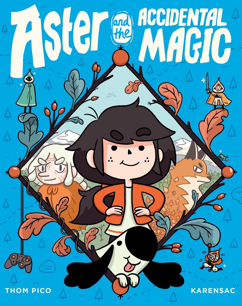 Aster and the Accidental Magic: (A Graphic Novel) Sky/Pale blue