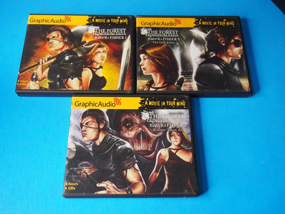 Graphic Audio The Forest Kingdom Saga Hawk & Fisher 2 Winner Takes All God Kille