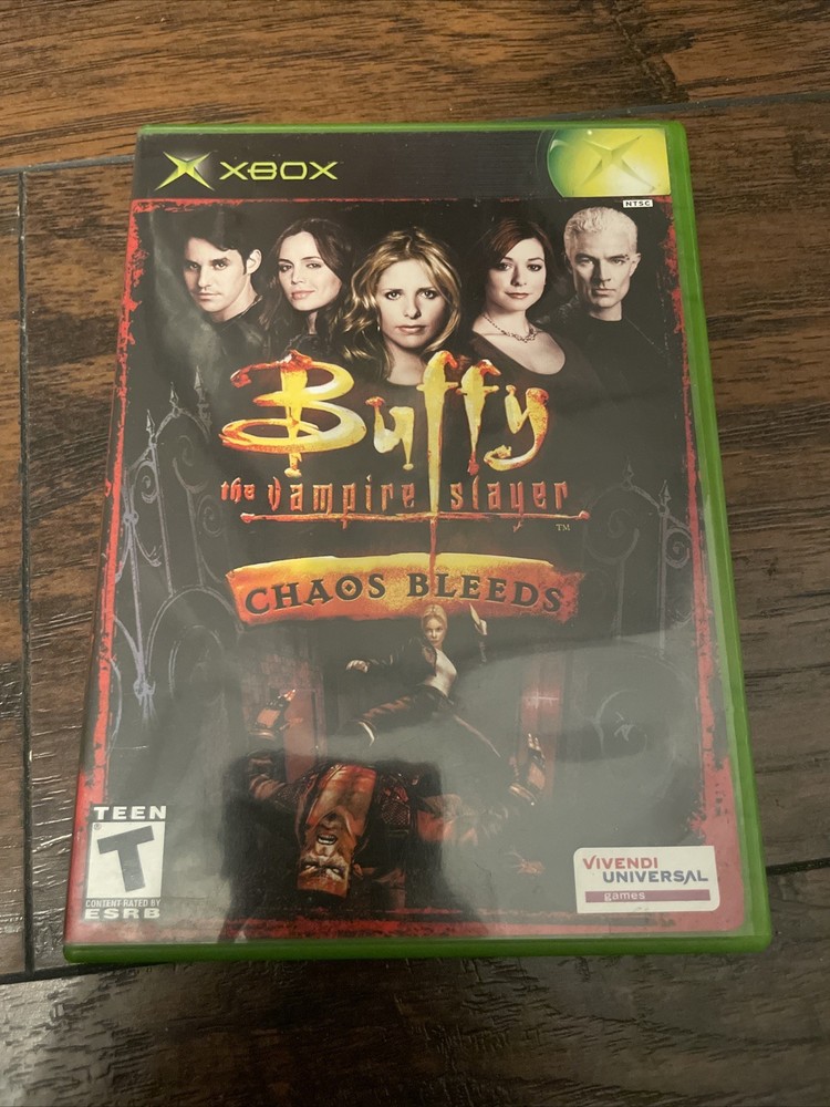 Buffy the Vampire Slayer: Chaos Bleeds (Xbox, 2003) Complete Reg Card Good DISC