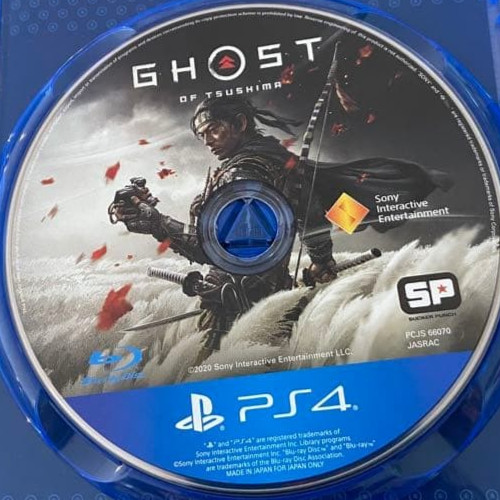 Ghost of Tsushima PlayStation4 Sony JP ver Disc Only Used Tested  Japanese ver