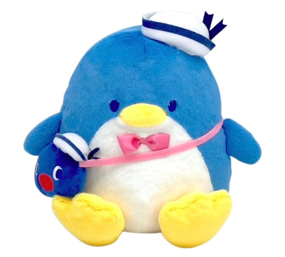 Sanrio Character Tuxedo Sam x Pingu Stuffed toy S Size Plush Tuxedo Sam