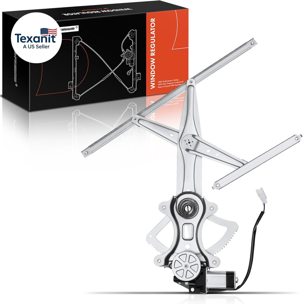 Power Window Regulator with 2-Pin Motor Front Driver Side Compatible with Toyota
