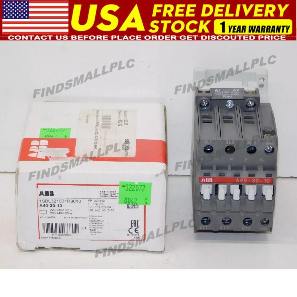 NEW A40-30-10 Contactor 24V、110V、220-230V coil AC 40A 1NO replace Contactor