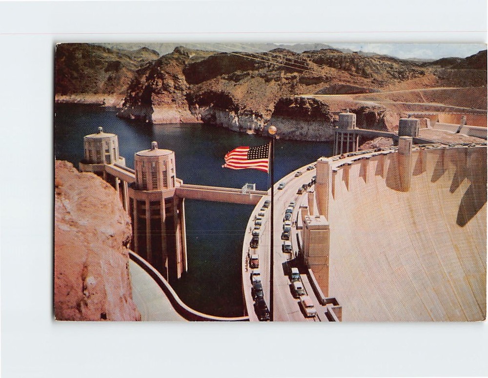 Postcard Highway 66 Hoover Dam USA