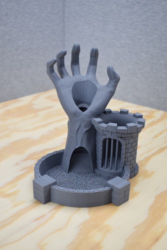 Dead Mans Hand Dice Tower and Dice Jail - DND Dice Tower - DND Dice Jail - Table