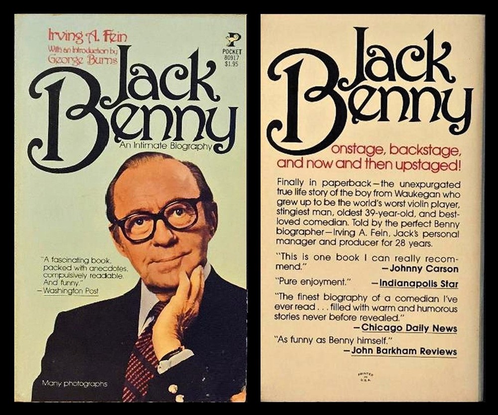 Jack Benny - An Intimate Biography - Pocket Books PB 1st EDITION 1976