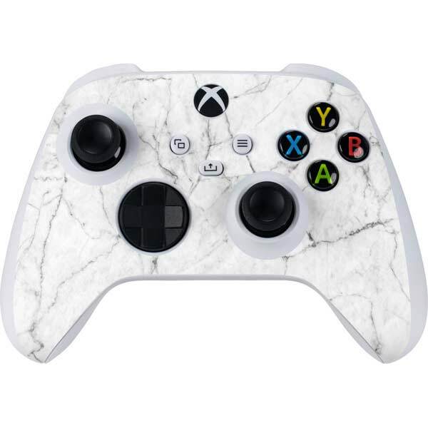 Marble Xbox Series S Controller Skin - White Marble