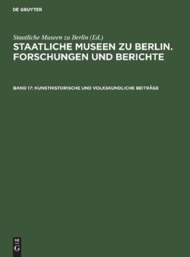 Kunsthistorische Und Volkskundliche Beiträge (Hardback)