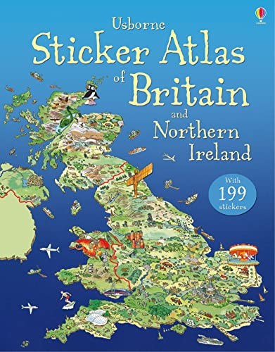 Usborne Sticker Atlas of Britain and Northern Ireland (... by Stephanie TurnbullFREE US DELIVERY | ISBN: 1409544788 | Quality Books