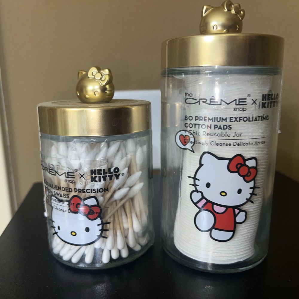 The Creme Shop x Hello Kitty Set - Cotton Pads and Swabs  - NEW & SEALED