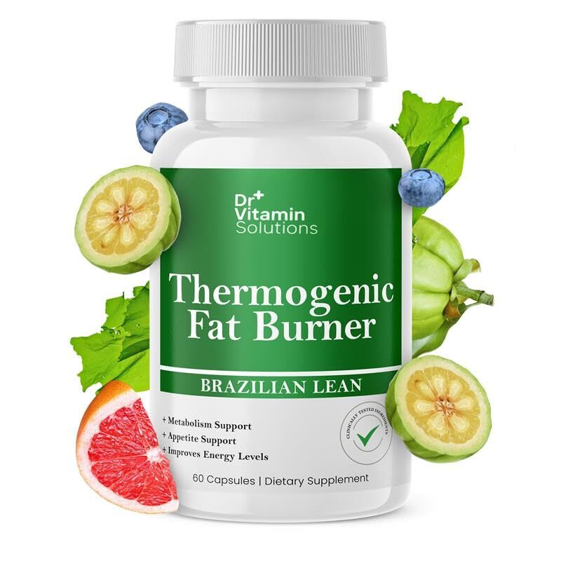Thermogenic Fat Burner Brazilian Lean, Weight Loss Pills 60 Count (Pack of 1)