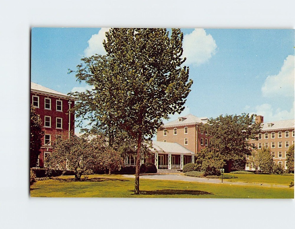 Postcard Lincoln Residence Hall University of Illinois Champaign-Urbana Illinois