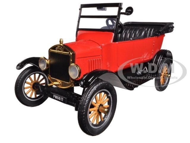 1925 Ford Model T Touring Red 1/24 Diecast Car by Motormax 79328