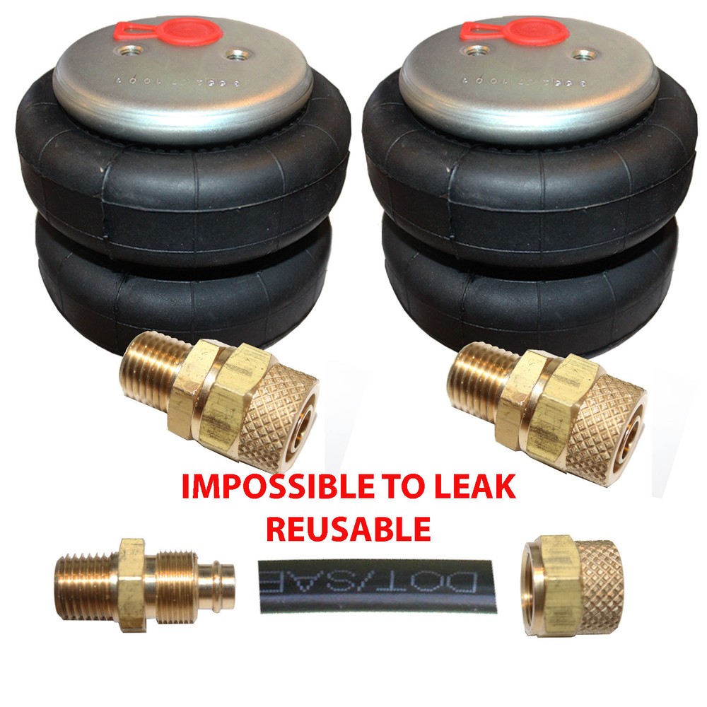 Air Ride Suspension Pair Standard 2500lb Air Bags 1/2